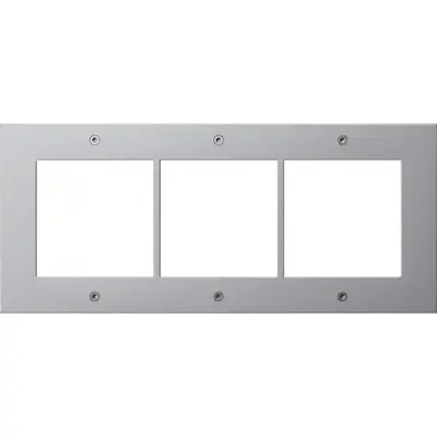 Gira designrahmen 3-fach Türstation AP Gira TX44 F Alu (850365)