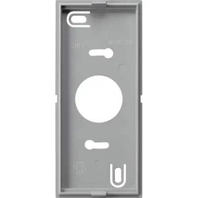 Gira montagepl. Wohnungsstation AP + Gong System 55 F Alu (850526)