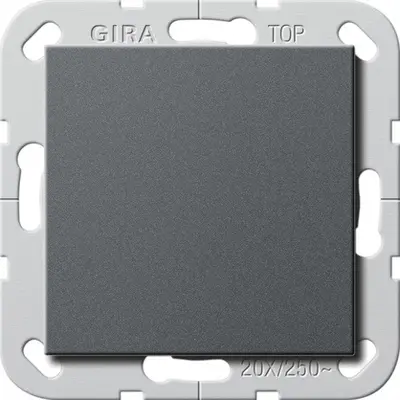 Gira wippschalter BS 20 AX Aus 2-p System 55 Anthrazit (283628)