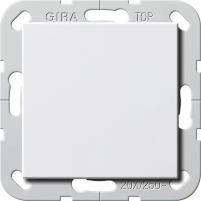 Gira wippschalter BS 20 AX Aus 2-p System 55 Reinweiß (283603)