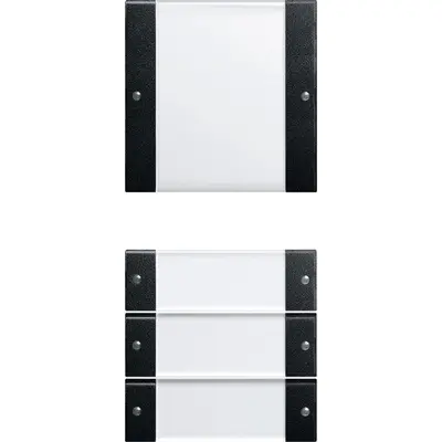 Gira wippenset 4-fach (1+3) BSF System 55 Klar/Schwarz m (2134005)