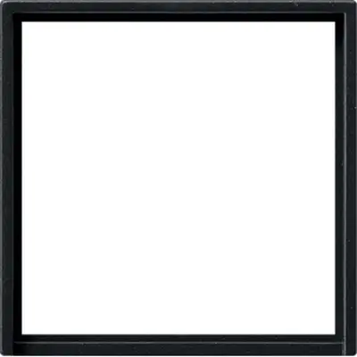 Gira adapterrahmen quadr. 50 x 50 mm System 55 Schwarz m (0282005)