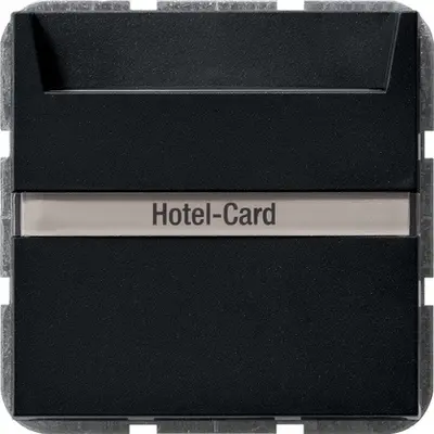 Gira hotel-Card Wechsler (bel.) BSF System 55 Schwarz m (0140005)