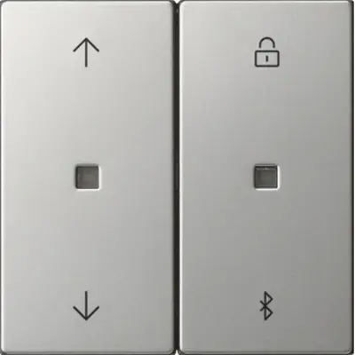 Gira System 3000 Bluetooth-Bedienaufsatz mit Pfeilsymbolen System 55 edelstahl (5367600)