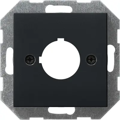 Gira abdeckung Tragring Geräte Ø 22,5 mm System 55 Schwarz m (0272005)