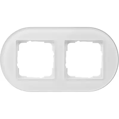 Gira Studio Abdeckrahmen 2-fach weiß (0212130)