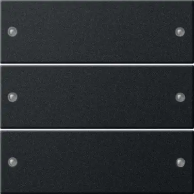 Gira wippenset 3-fach System 55 Schwarz m(lack.) (2183005)