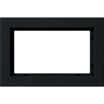 Gira Abdeckrahmen 1.5-fach E2 schwarz matt (100109)