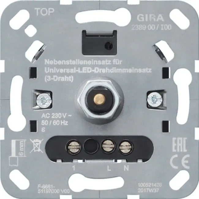 Gira Nebenstelleneinsatz 3draht für universal LED dimmer Switch2.de