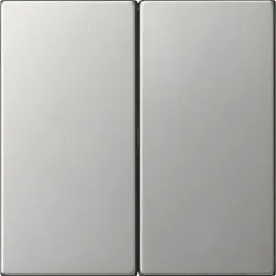 Gira System 3000 Bedienaufsatz 2fach für Tastdimmer 2fach System 55 edelstahl (5362600)