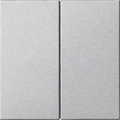 Gira System 3000 Bedienaufsatz 2fach für Tastdimmer 2fach System 55 aluminium matt (536226)