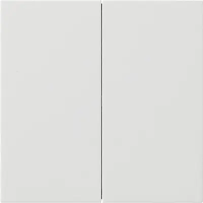 Gira System 3000 Bedienaufsatz 2fach für Tastdimmer 2fach F100 weiß glänzend (5362112)