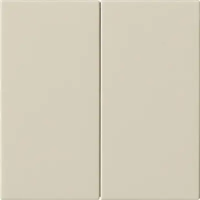 Gira System 3000 Bedienaufsatz 2fach für Tastdimmer 2fach System 55 creme glänzend (536201)
