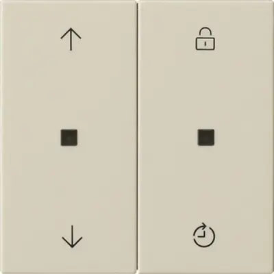 Gira eNet Funk Bedienaufsatz Memory Pfeilsymbole System 55 creme glänzend (549201)