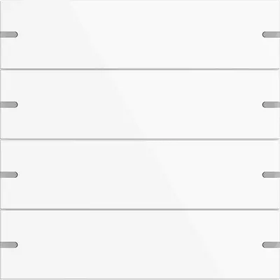 Gira Wippenset 4fach für Tastsensor 4 weiß glänzend (5024903)