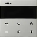 Gira System 3000 Thermostatknopf Display Bluetooth System 55 edelstahl (5394600)