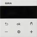 Gira System 3000 Thermostatknopf Display Bluetooth System 55 weiß matt (539427)
