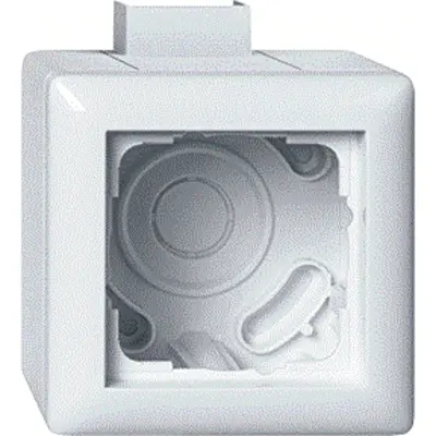 Gira aufputzgehause 1-fach abdechrahm S weiß (105103)