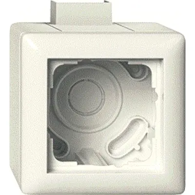 Gira aufputzgehause 1-fach abdechrahm S creme (105101)