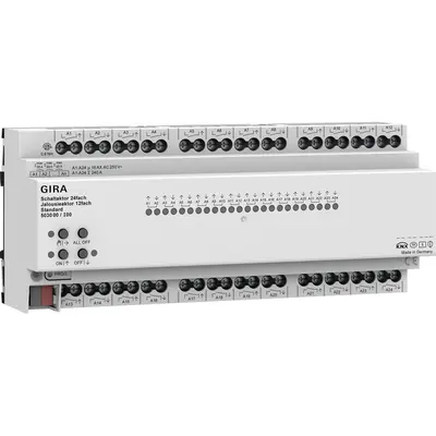 Gira schalt-/Jal.aktor 24-fach/12-fach 16 A REG Std KNX Secure (503000)