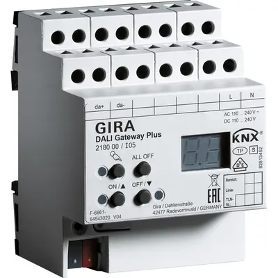 Gira DALI-Gateway Plus KNX REG (218000)