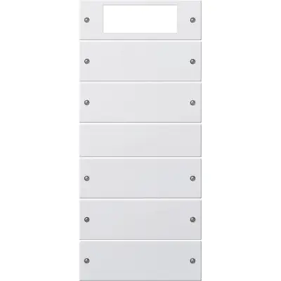 Gira wippenset 5-fach Plus (2+3) System 55 Reinweiß m(lack.) (219527)