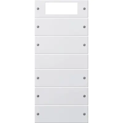 Gira wippenset 5-fach Plus (2+3) System 55 Reinweiß(lack.) (219503)