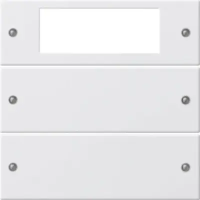 Gira wippenset 2-fach Plus System 55 Reinweiß m(lack.) (219227)