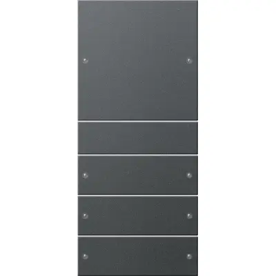 Gira wippenset 4-fach (1+3) System 55 Anthrazit(lack.) (218428)