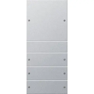 Gira wippenset 4-fach (1+3) System 55 F Alu(lack.) (218426)