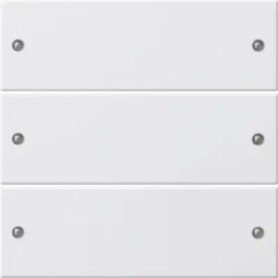 Gira wippenset 3-fach System 55 Reinweiß m(lack.) (218327)