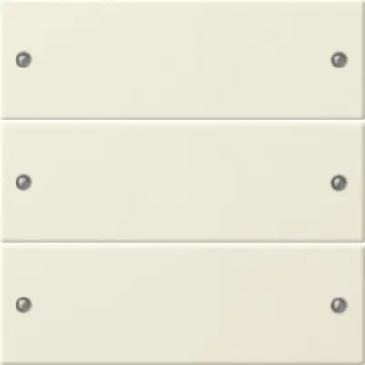 Gira wippenset 3-fach System 55 Cremeweiß(lack.) (218301)