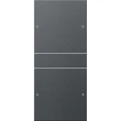 Gira wippenset 2-fach (1+1) System 55 Anthrazit(lack.) (218228)