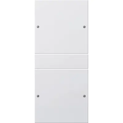 Gira wippenset 2-fach (1+1) System 55 Reinweiß m(lack.) (218227)