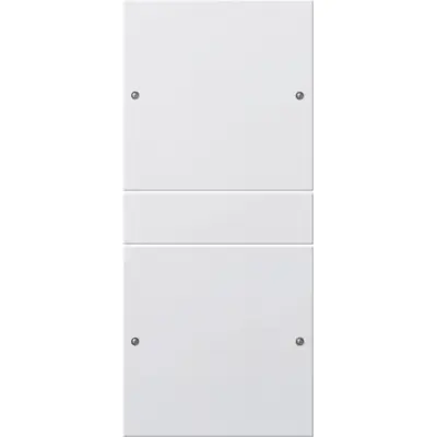 Gira wippenset 2-fach (1+1) System 55 Reinweiß(lack.) (218203)