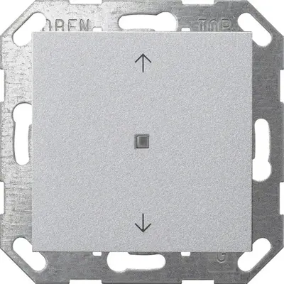 Gira KNX Taster Wippe 1-fach Pfeile System 55 F Alu (517226)