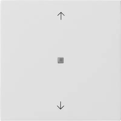 Gira KNX Taster Wippe 1-fach Pfeile Flächenschalter Reinweiß (5172112)