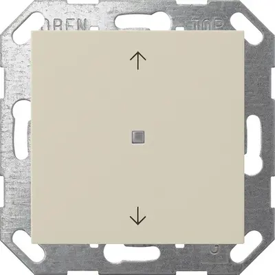 Gira KNX Taster Wippe 1-fach Pfeile System 55 Cremeweiß (517201)