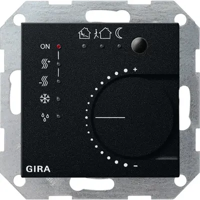 Gira KNX Stetigregler Tasterschnittst. 4-fach System 55 Schwarz m (2100005)