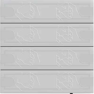 Gira KNX Tastsensor 4V TS4 Anthrazit (5004028)