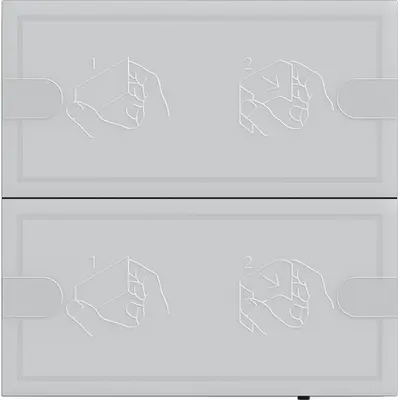 Gira KNX Tastsensor 2V TS4 anthrazit (5002028)