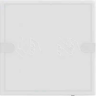 Gira KNX Tastsens.4 Komfort 1-fach TS4 Weiß (5001003)