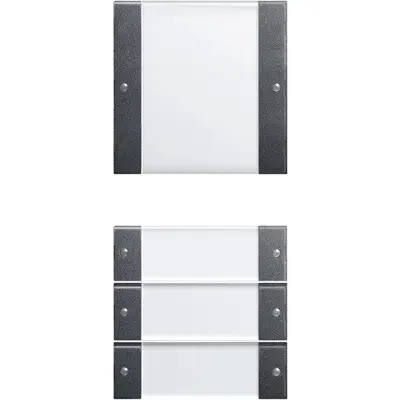 Gira wippenset 4-fach (1+3) BSF System 55 Klar/Anthrazit (213428)