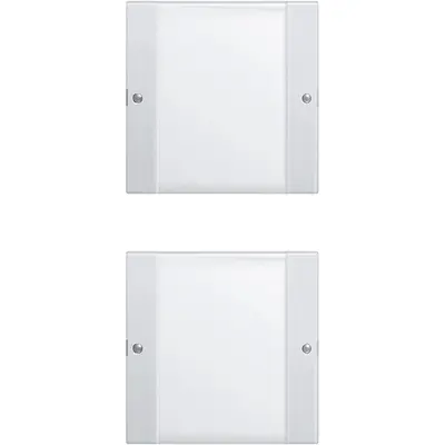 Gira wippenset 2-fach (1+1) BSF System 55 Klar/Reinweiß (213203)