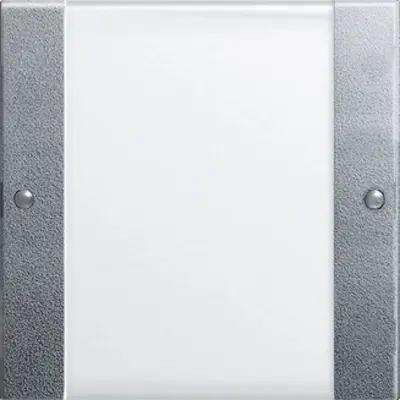 Gira wippenset 1-fach BSF System 55 Klar/F Alu (213126)