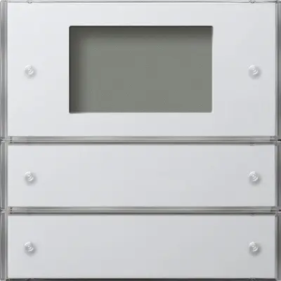 Gira KNX Tastsens.3 Plus 2-fach Flächenschalter Reinweiß (2042112)