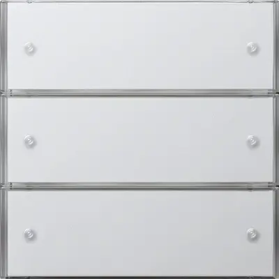 Gira KNX Tastsens.3 Komfort 3-fach Flächenschalter Reinweiß (2033112)