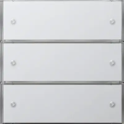 Gira KNX Tastsens.3 Basis 3-fach Flächenschalter Reinweiß (2023112)