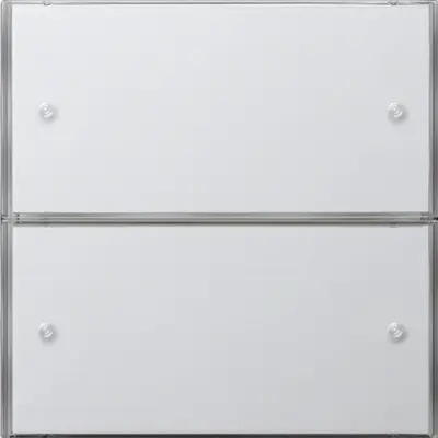 Gira KNX Tastsens.3 Basis 2-fach Flächenschalter Reinweiß (2022112)