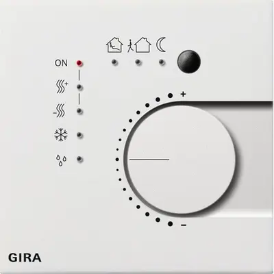 Gira KNX Stetigregler Tasterschnittst. 4-fach Flächenschalter Reinweiß (2100112)